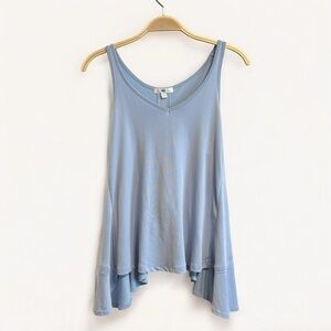 BP Flowy Ruffle Back Tank Top